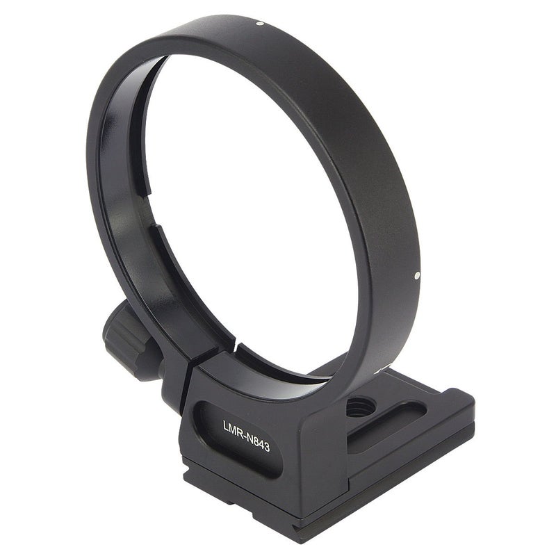 Haoge LMR-N843 Lens Collar Replacement Foot Tripod Mount Ring for Nikon AF 80-400mm f/4.5-5.6D ED VR and Nikon AF-S NIKKOR 300mm F/4D IF-ED Lens Built-in Arca Type Camera Quick Release Plate - Image 3
